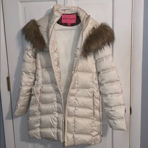 Betsey Johnson down coat